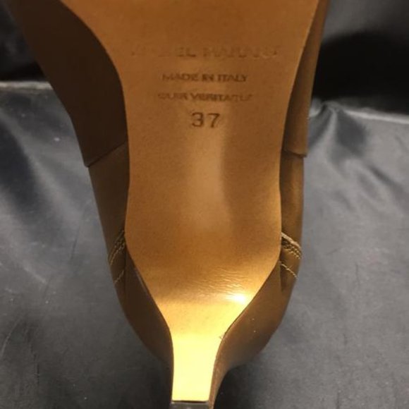 Isabel Marant Leather Pointed Toe Cowboy Boots - Picture 8 of 12